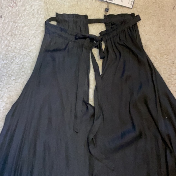 BCBG MacAzria Ellah wide leg black jumpsuit Medium - Picture 5 of 10